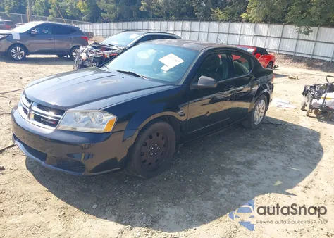 2012 Dodge Avenger Se z USA, uszkodzony, nr VIN 1C3CDZAB1CN323801
